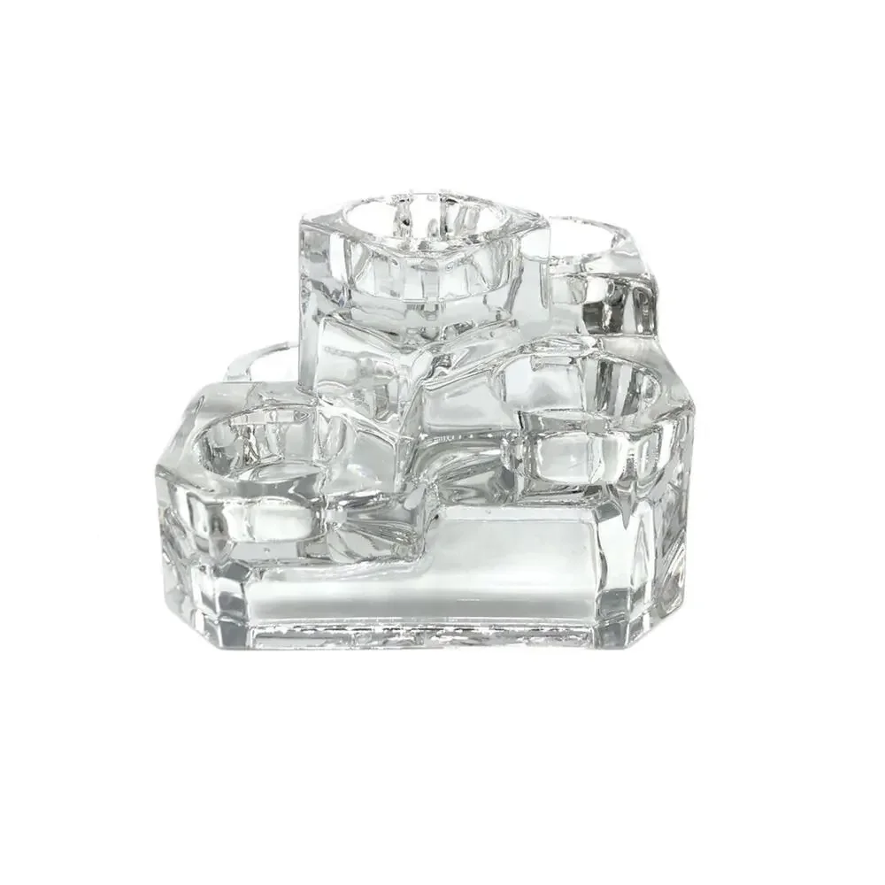 PARTYLIGHT Crystal Castle 5 Tier Tealight Candle Holder - Picture 4 of 8